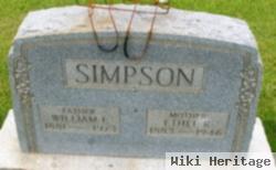 William E Simpson