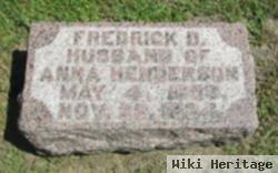 Frederick D Henderson