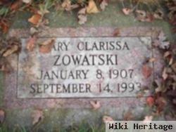 Mary Clarissa Zowatski