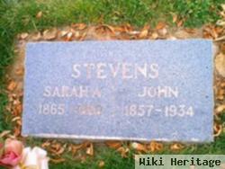 Sarah Ann Eyre Stevens