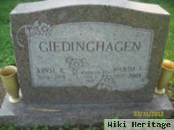 Arvil K Giedinghagen