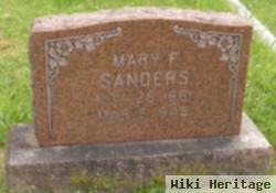 Mary Frances Troxel Sanders