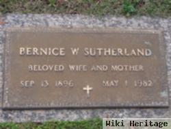 Bernice W. Sutherland