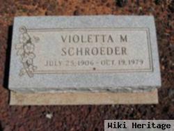 Violetta M Schroeder