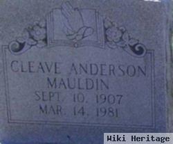 Cleave Anderson Mauldin