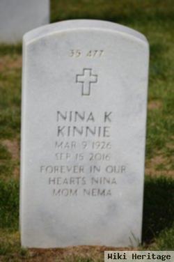 Nina K Kinnie