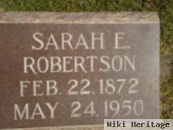 Sarah E. Robertson