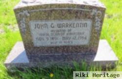 John G Warkentin