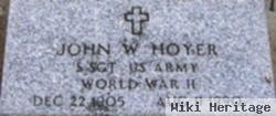 Sgt John W Hoyer