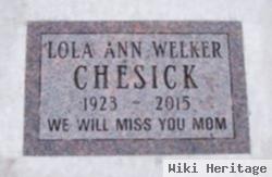 Lola Ann Welker Chesick