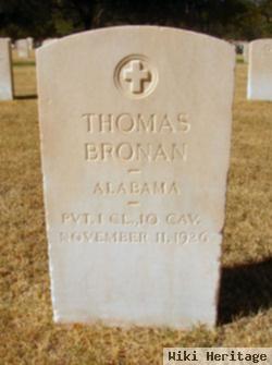 Pfc Thomas Bronan