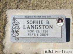 Sophie B. Langston