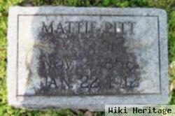 Martha "mattie" Pitt Walton