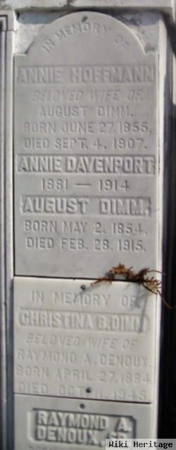 Annie C Dimm Davenport