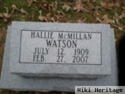 Hallie Mcmillan Watson