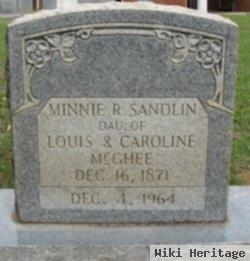 Minnie Roland Mcghee Sandlin