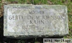 Gertrude M. Johnson Kahn