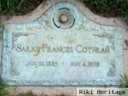 Sarah Frances Cothran