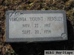 Elsa Virginia Yount Hensley