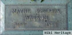 Mayne Edna Phillips Watson