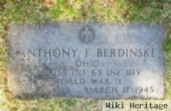 Pfc Anthony F. Berdinski