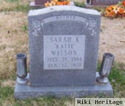 Sarah K. "katie" Wilson