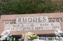 Mary H Rhodes