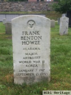 Maj Frank Benton "ben" Howze