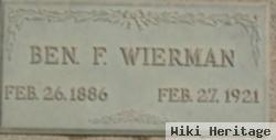 Benjamin F Wierman