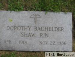 Dorothy Bachelder Shaw, R.n.