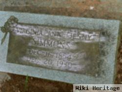 Virginia Ann Hutchins Simmons