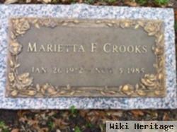 Marietta F Crooks