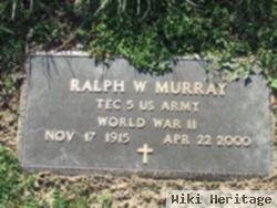 Ralph W "bud" Murray