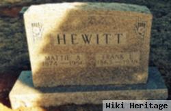 Mattie A. Hewitt