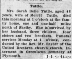 Sarah Belle "belle" Matthews Tuttle