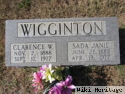 Sada Janie Jolley Wigginton