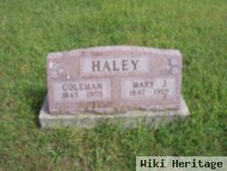 Mary Jane "molley" Haley Haley