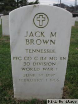 Jack M Brown