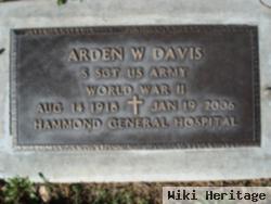 Ssgt Arden Worth Davis