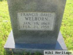 Francis Davis Welborn