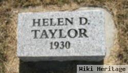 Helen D Taylor