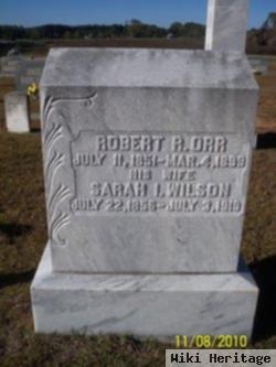 Sarah Isabelle Wilson Orr