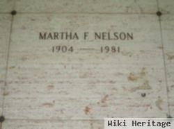 Martha F Nelson