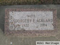 Dorothy E. Blumanthal Ackland