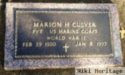 Marion H Culver