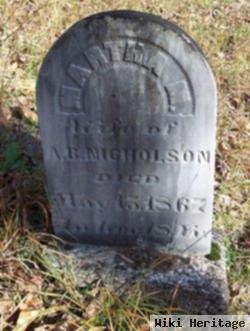 Martha M Binegr Nicholson