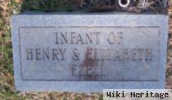 Infant - 1 Henry & Elizabeth Ezell