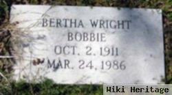 Bertha P "bobbie" Russell Wright