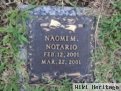 Naomi M Notario