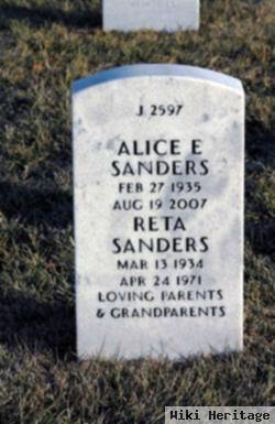 Alice Elizabeth Sanders